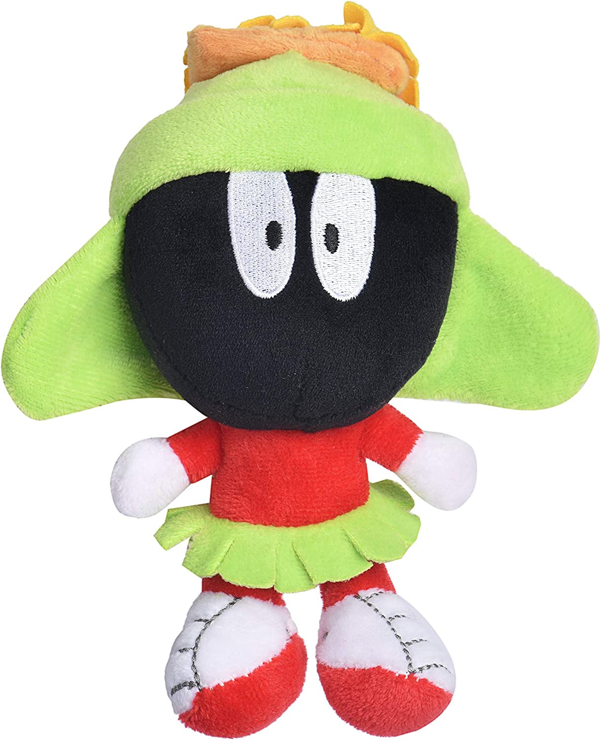 Marvin the Martian Plush Dog Toy - Adorable Big Head Squeaky Toy for All Dogs in Fun Green, Yellow, and Black!