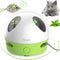 Hidey Mouse Electronic Interactive Cat Toy, Hide Mouse Cat Toy with Squeaky Mouse, Automatic Cat Toys with Catnip Filled Hidey Mouse, Cat Toys Interactive for Indoor Cats Play (Green)