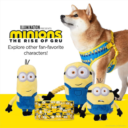 the Rise of Gru Large Dog Collar | Large Yellow Dog Collar More than a Minion | Dog Collar for Large Size Dogs with D-Ring, Cute Dog Apparel & Accessories for Pets