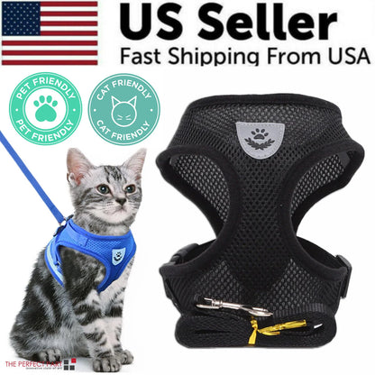 Reflective adjustable pet harness 