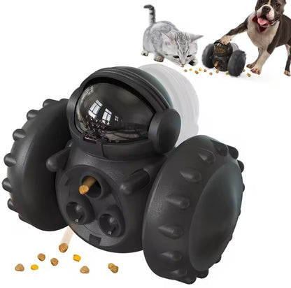 "Interactive Dog Treat Leaking Tumbler Toy - Slow Feeder for pets