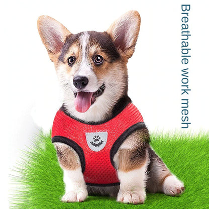 Reflective adjustable pet harness 