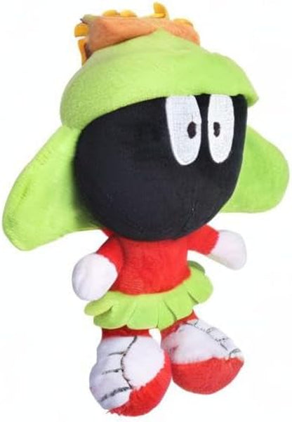 Marvin the Martian Plush Dog Toy - Adorable Big Head Squeaky Toy for All Dogs in Fun Green, Yellow, and Black!